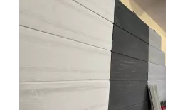 Фиброцементный сайдинг FCS wood click шип-паз ФАКТУРА ДЕРЕВА серый в массе купить в краснодаре