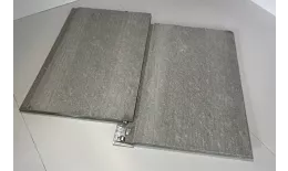 Фиброцементный сайдинг FCS wood click шип-паз ФАКТУРА ДЕРЕВА серый в массе купить в краснодаре