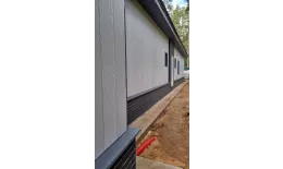 Фиброцементный сайдинг FCS Line паз-паз ФАКТУРА ДЕРЕВА серый в массе купить в краснодаре