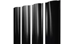 Штакетник Круглый с прямым резом 0,5 Drap TX RAL 9005 черный купить в краснодаре