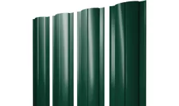 Штакетник Круглый с прямым резом 0,5 Satin Matt RAL 6005 зеленый мох купить в краснодаре