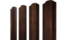 Штакетник М-образный B фигурный 0,45 Print-Double Premium Cherry Wood Dark F купить в краснодаре