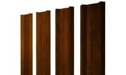 Штакетник М-образный А с прямым резом 0,4 Print Premium Golden Wood Intense FTC купить в краснодаре