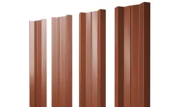 Штакетник М-образный А с прямым резом 0,5 PurLite Matt RAL 8004 терракота купить в краснодаре