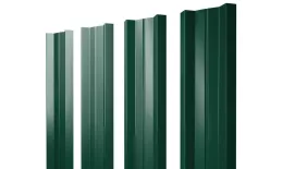 Штакетник М-образный А с прямым резом 0,5 Satin Matt RAL 6005 зеленый мох купить в краснодаре