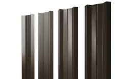 Штакетник М-образный А с прямым резом 0,5 Satin Matt TX RR 32 темно-коричневый купить в краснодаре