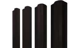 Штакетник М-образный В фигурный 0,5 Drap RAL 9005 черный купить в краснодаре