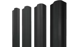 Штакетник М-образный В фигурный 0,5 Satin Matt TX RAL 7016 антрацитово-серый купить в краснодаре