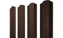 Штакетник М-образный В фигурный 0,5 Satin Matt TX RAL 8017 шоколад купить в краснодаре
