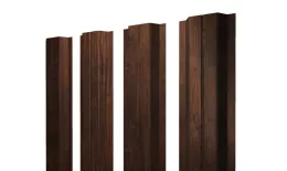 Штакетник П-образный A с прямым резом 0,45 Print Premium Cherry Wood Dark FTC купить в краснодаре