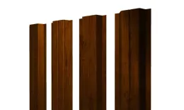 Штакетник П-образный A с прямым резом 0,45 Print Premium Golden Wood Intense FTC купить в краснодаре