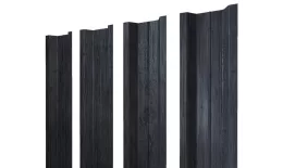 Штакетник П-образный В с прямым резом 0,45 Print Premium Grey Wood TwinColor купить в краснодаре
