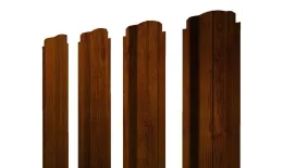 Штакетник П-образный В фигурный 0,4 Print Premium Golden Wood Intense FTC купить в краснодаре