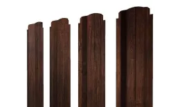 Штакетник П-образный В фигурный 0,45 Print Premium Cherry Wood Dark FTC купить в краснодаре