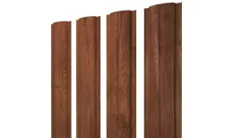 Штакетник Полукруглый Slim с прямым резом 0,45 Print Premium Rowan Wood Intense FTC купить в краснодаре