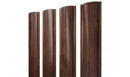 Штакетник Полукруглый Slim с прямым резом 0,45 Print-Double Premium Cherry Wood Dark F купить в краснодаре