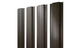 Штакетник Прямоугольный с прямым резом 0,5 Drap RR 32 темно-коричневый купить в краснодаре