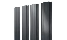 Штакетник Прямоугольный с прямым резом 0,5 PurLite Matt RAL 7016 антрацитово-серый купить в краснодаре