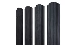 Штакетник Прямоугольный фигурный 0,45 Print Premium Grey Wood TwinColor купить в краснодаре