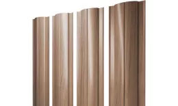 Штакетник Круглый с прямым резом 0,45 Print Elite Honey Wood TwinColor купить в краснодаре