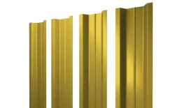 Штакетник П-образный В с прямым резом 0,45 PE RAL 1018 цинково-желтый купить в краснодаре