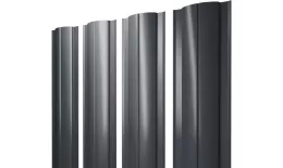 Штакетник Круглый с прямым резом 0,45 Drap TR lite RAL 7024 мокрый асфальт купить в краснодаре