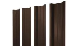 Штакетник П-образный В с прямым резом 0,45 Drap TR lite RAL 8017 шоколад купить в краснодаре