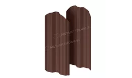 Штакетник металлический МЕТАЛЛ ПРОФИЛЬ М-111-О (ПЭД-01-8017\8017-0.4) купить в краснодаре