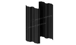 Штакетник металлический МЕТАЛЛ ПРОФИЛЬ М-111-Т (ПЭМАД-01-9005\9005-0.4) купить в краснодаре