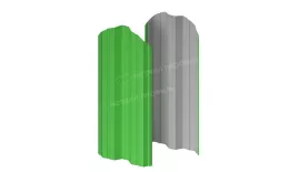 Штакетник металлический МЕТАЛЛ ПРОФИЛЬ М-111-О NormanMP (ПЭ-01-6018-0.5) купить в краснодаре