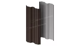 Штакетник металлический МЕТАЛЛ ПРОФИЛЬ М-111-Т (VALORI-20-DarkBrown-0.5) купить в краснодаре
