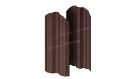 Штакетник металлический МЕТАЛЛ ПРОФИЛЬ М-111-О (VikingMP Д-01-8017\8017-0.45) купить в краснодаре