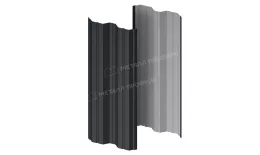 Штакетник металлический МЕТАЛЛ ПРОФИЛЬ М-111-Т (VikingMP E-20-7016-0.5) купить в краснодаре