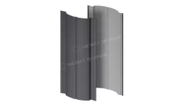 Штакетник металлический МЕТАЛЛ ПРОФИЛЬ Э-118-Т (VALORI-20-Grey-0.5) купить в краснодаре