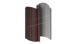 Штакетник металлический МЕТАЛЛ ПРОФИЛЬ Э-118-О (VikingMP E-20-8019-0.5) купить в краснодаре