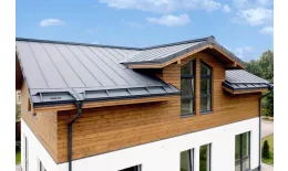 Фальц двойной стоячий Grand Line 0,5 PurLite Matt с пленкой на замках RAL 7024 мокрый асфальт купить в краснодаре