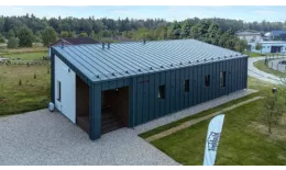 Фальц двойной стоячий Grand Line 0,5 PurLite Matt с пленкой на замках RAL 7024 мокрый асфальт купить в краснодаре