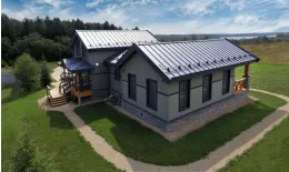 Кликфальц Grand Line 0,5 Drap с пленкой на замках RAL 7024 мокрый асфальт купить в краснодаре