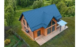 Кликфальц Grand Line 0,5 Drap с пленкой на замках RAL 7024 мокрый асфальт купить в краснодаре