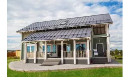 Кликфальц Grand Line 0,5 Drap с пленкой на замках RAL 7024 мокрый асфальт купить в краснодаре