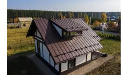 Кликфальц Grand Line 0,5 Drap с пленкой на замках RAL 8017 шоколад купить в краснодаре