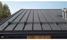 Кликфальц Pro Gofr Grand Line 0,5 Drap с пленкой на замках RAL 7024 мокрый асфальт купить в краснодаре