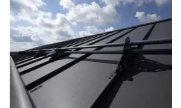 Кликфальц Pro Grand Line 0,5 Drap с пленкой на замках RAL 7024 мокрый асфальт купить в краснодаре