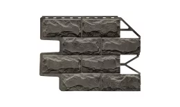 Фасадная панель Fineber БЛОК Темно-серый купить в екатеринбурге