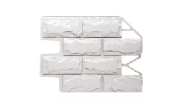 Фасадная панель Fineber БЛОК Молочно-белый купить в краснодаре