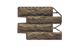 Фасадная панель Fineber БЛОК Бежево-коричневый