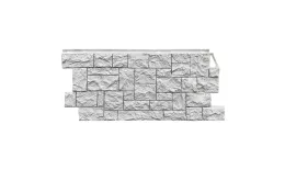 Фасадная панель Fineber КАМЕНЬ ДИКИЙ Мелованный белый купить в краснодаре