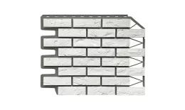 Фасадная панель Fineber КИРПИЧ БАВАРСКИЙ Белый