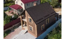 Лист композитной черепицы Grand Line Барселона (Barcelona) брауни купить в краснодаре