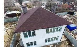 Гибкая черепица Docke STANDARD Крона коричневый купить в краснодаре